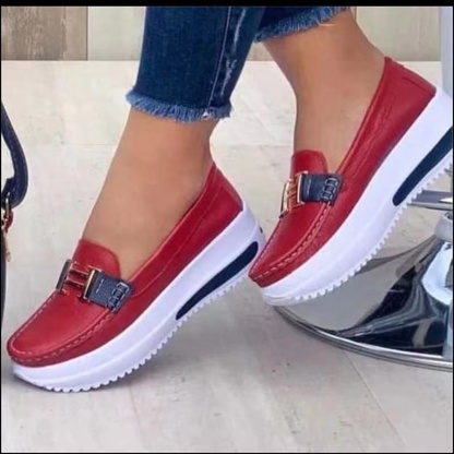 🏆 𝐋𝐄𝐓𝐙𝐓𝐄𝐑 𝐓𝐀𝐆: 𝟖𝟎 % 𝐑𝐀𝐁𝐀𝐓𝐓 🏆 Damen Loafer-Sneaker mit Plateausohle – Bequeme Slip-on Schuhe für Alltag, Büro & Freizeit